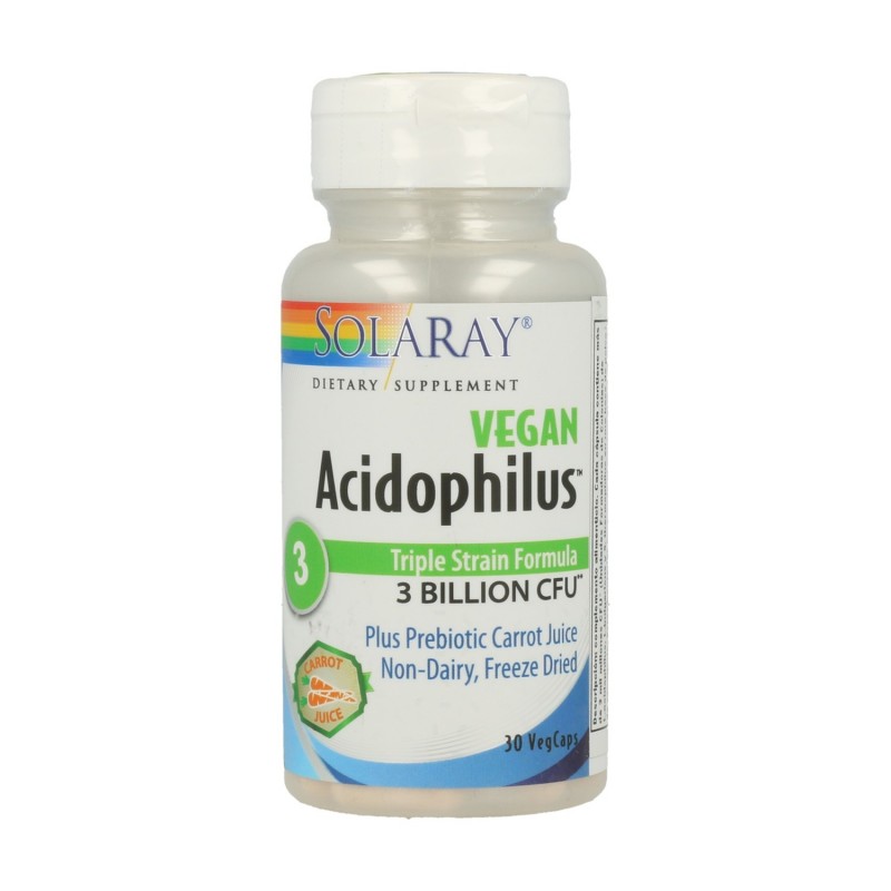 ACIDOPHILUS SOLARAY (30 CAPSULAS)