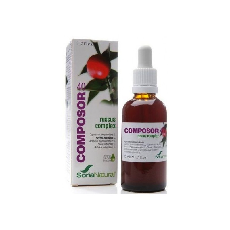 COMPOSOR 40 RUSCUS COMPLEX SORIA NATURAL (50 ML)