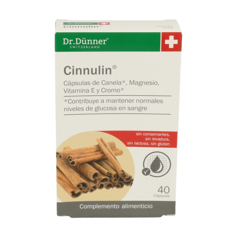 CINNULIN DR. DÜNNER (40 CAPSULAS)