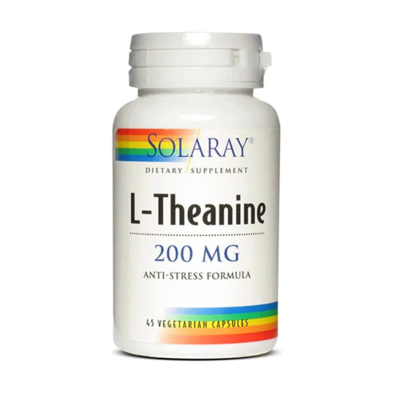 L-THEANINE 200MG (45 CAP) SOLARAY