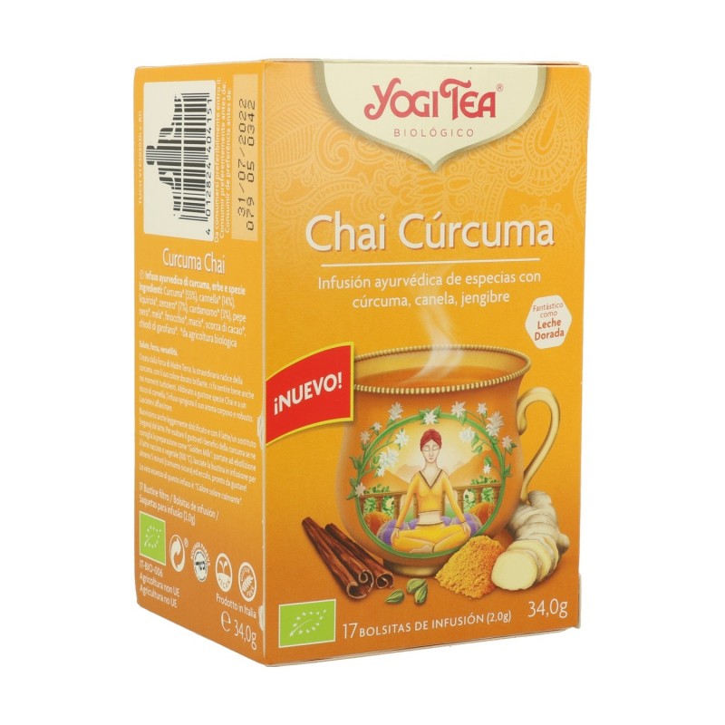 YOGI TEA CHAI CURCUMA (34 GR)