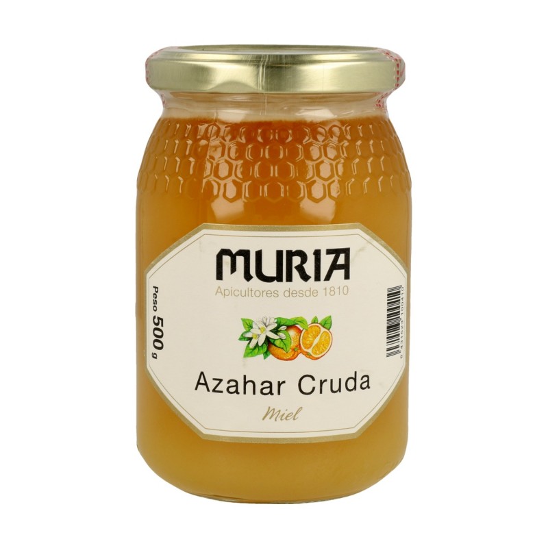 MIEL AZAHAR CRUDA MURIA (500 GR)